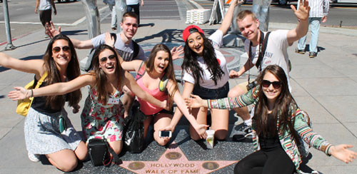 Hollywood Star with students