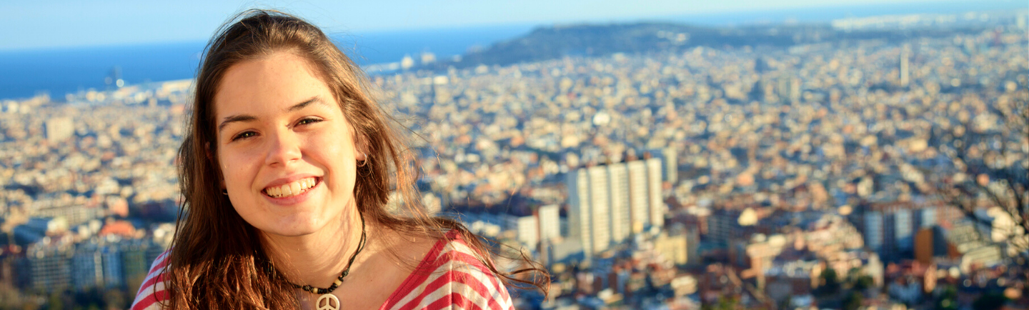 Girl in Barcelona