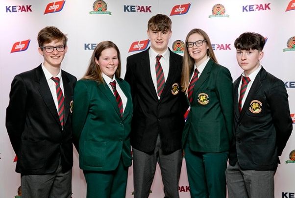Students in Ireland in school uniform