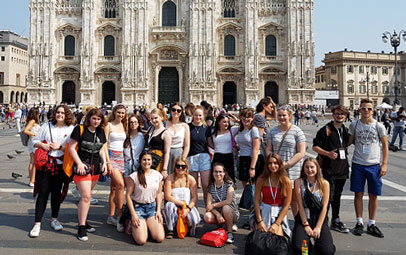 Students in Milan