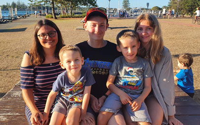 Australian host family